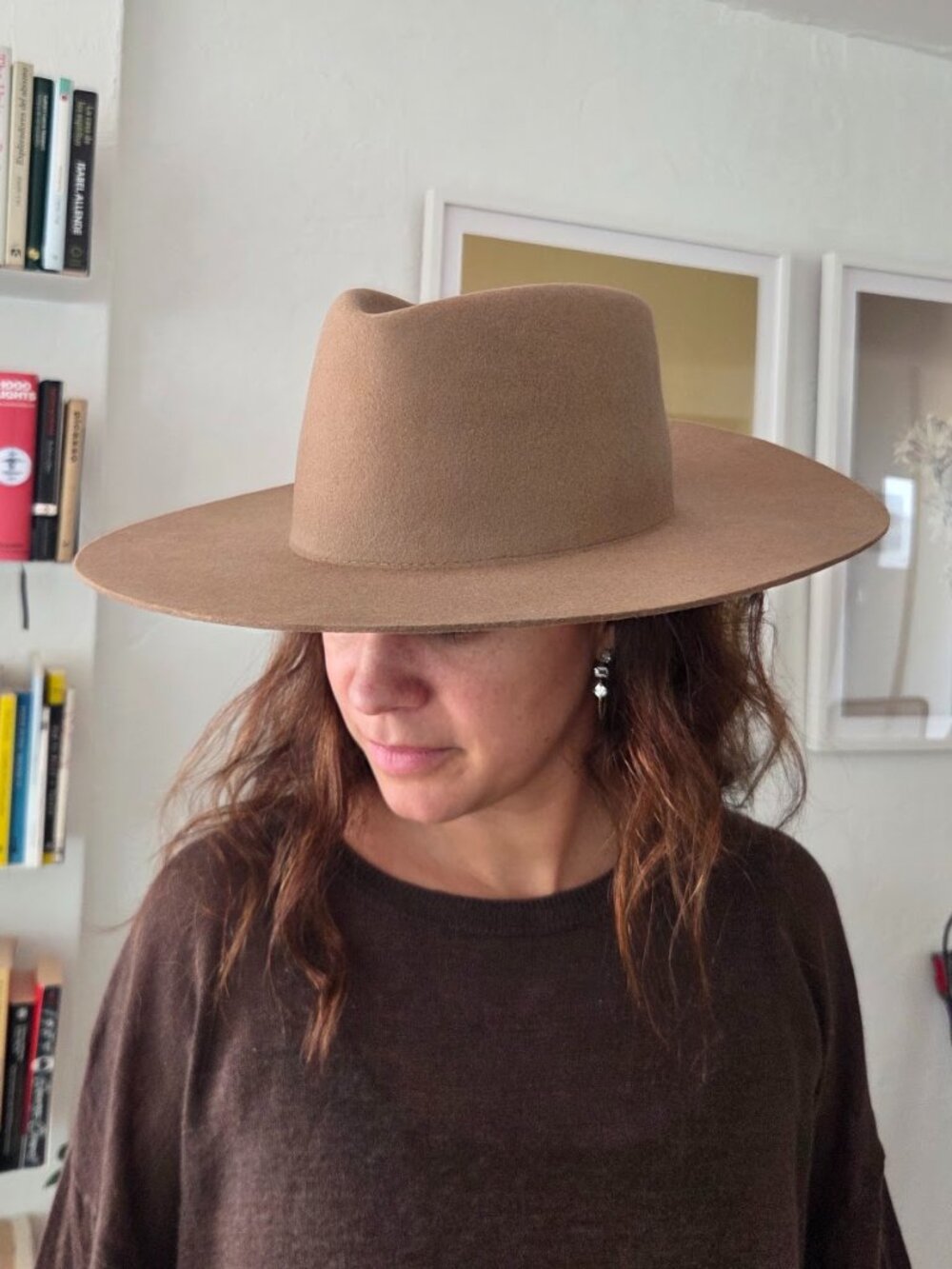 Gigi Pip Women's Tan and Brown Hat